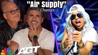 America&#39;s Got Talent Sing Song Air Supply Chances The Most Emotional Voice in the World | Agt 2024