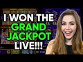 I WON THE GRAND JACKPOT LIVE!! SLOT LIVESTREAM!! MASSIVE HANDPAY!!