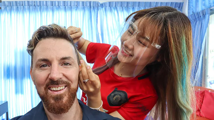 Pretty Thailand Barber Earns BIG TIP!