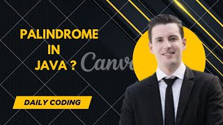Palindrome in Java ? #coding #programming #Java #DailyCoding #interview   #india #YouTubeShorts