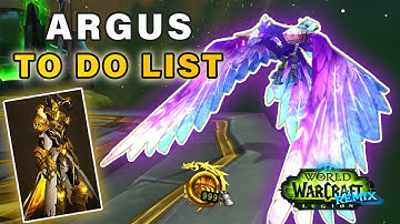 Everything To Do in ARGUS Update for Legion Remix | Mounts & Transmog ► World of Warcraft