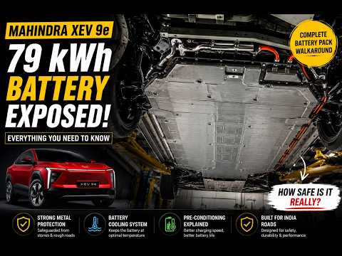 Mahindra XUV 9e / BE 6e 79 kWh Battery EXPOSED! | How Safe Is It Really?