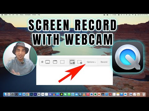 How to Screen Record With a Webcam in QuickTime Player on MacBook