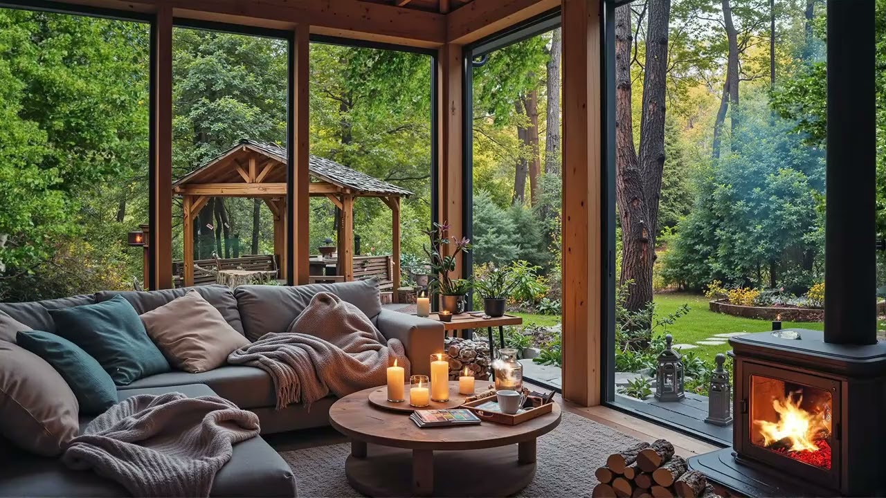 Luxury Spring Cabin Jazz 🌸 Elegant Smooth Jazz for Calm Mornings, Focus & Cozy Evenings