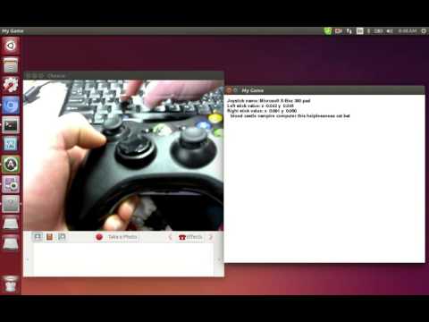 Xbox controller typing demo