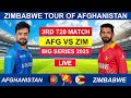 Watch Afghanistan vs Zimbabwe 3rd T20 Live 🏏 | Today’s Exciting Match Coverage