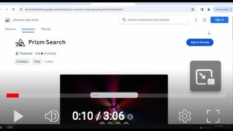 Prizm Search browser hijacker removal video.