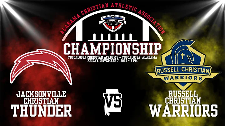 2025 CFA Championship Game: JCA Thunder vs. RCA Warriors