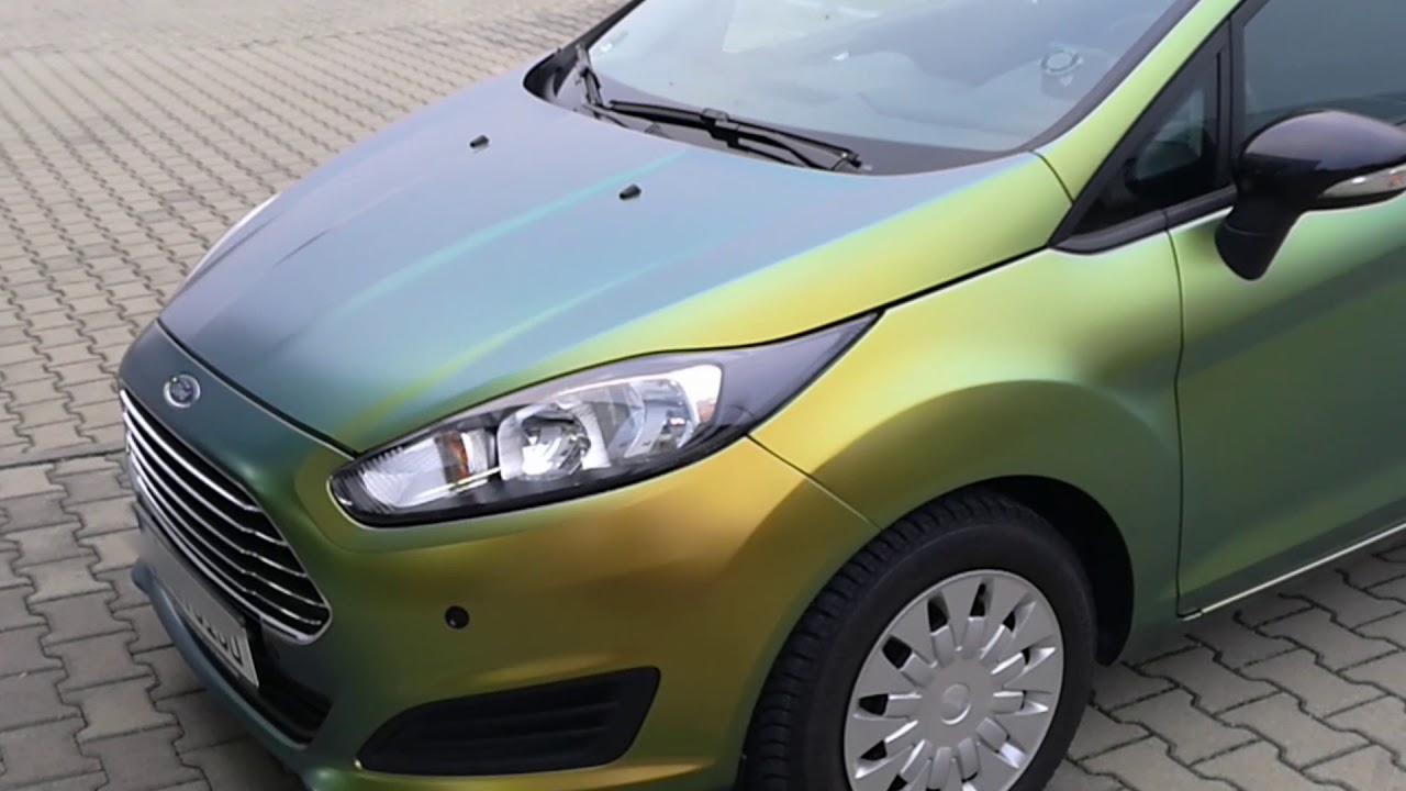 Car Wrapping Ford Fiesta Avery Color Flow