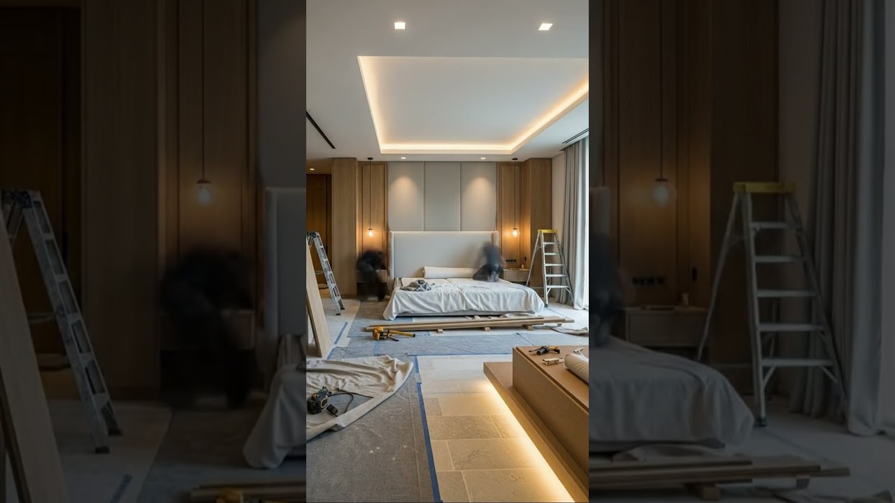 Luxury Master Bedroom Transformation | From Raw Space to Five-Star Hotel Suite