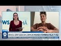 Jogadora da seleção destaca avanços e desafios do futebol feminino | #NewsManhã