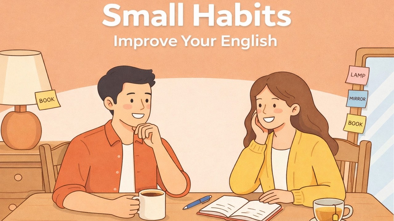 Small Habits to Learn English | A1 Beginner Level | English Podcast