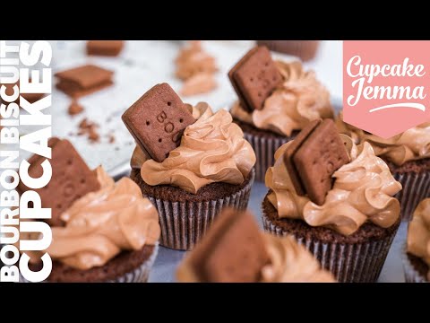 Are they the best biscuit in the tin? Let39s find out! Bourbon Biscuit Cupcakes  Cupcake Jemma