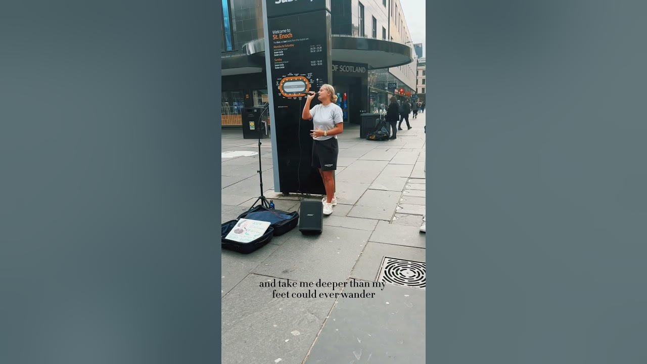 The “my Saviour” part🤯🥹 #oceans #spiritleadme #viral #busker #singer