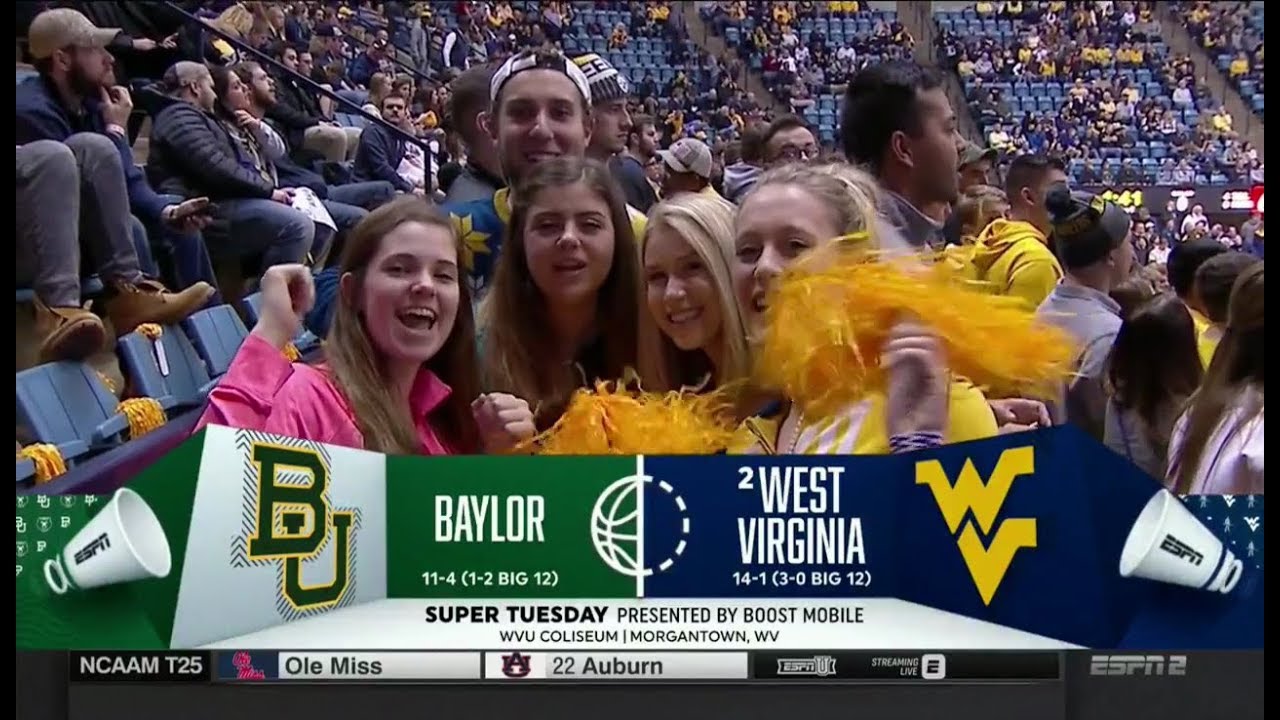NCAAB 01 10 2018 Baylor at West Virginia 720p60