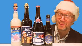 Comparing 4 Popular Belgian Xmas Beers