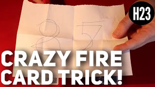 FOOL Anyone with this &quot;Fire&quot; Card Trick!