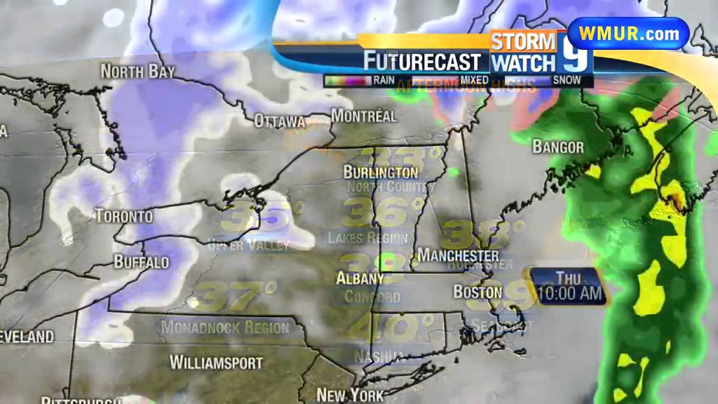 Rain, snow, wintry mix headed to NH - YouTube
