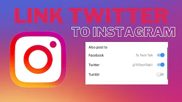 Can you put a Twitter link on Instagram?