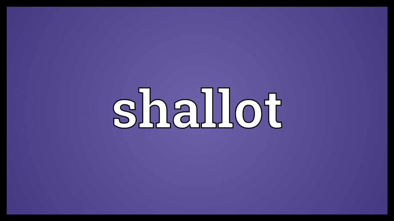 Shallot - Simple English Wikipedia, the free encyclopedia
