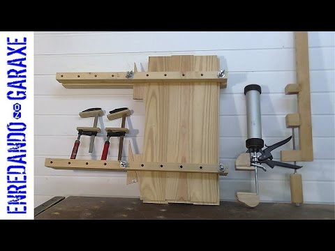 6 homemade clamps and workbench vises - YouTube