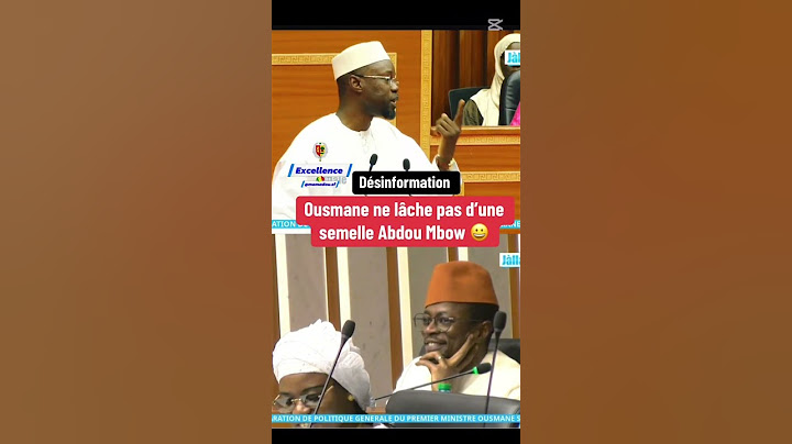 Ousmane Sonko vs Abdou Mbow