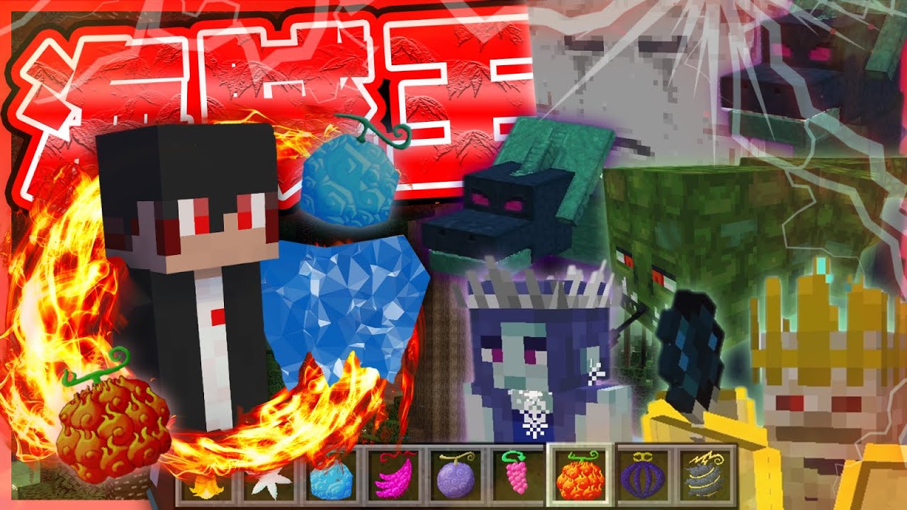 ワンピースの世界で海賊王が『黄昏の森』に挑んだら悪魔の実が強すぎた！？👒【マインクラフト｜まいくら】