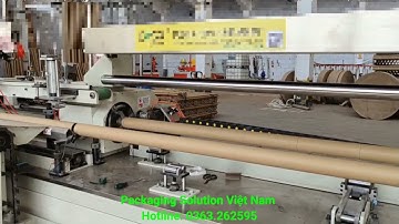 Z-76AM-3000 Máy cắt ống giấy ba trục kết hợp mài đầu tự động hoàn toàn