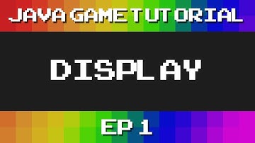 Java Game Tutorial: Ep 1 -  Display