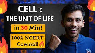 CELL RAPID One SHOT!🔥 | Fast Revision in 30 Min | NCERT Line to Line | Class 11 | NEET