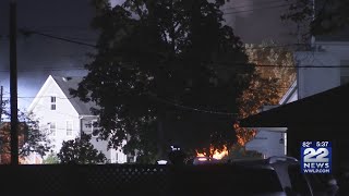 What 'energetic materials' caused Chicopee residents to evacuate their homes?