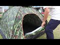 GPCT2062 - 4 Person Instant Pop Up Dome Waterproof Tent w/Mosquito Net Doors Bags