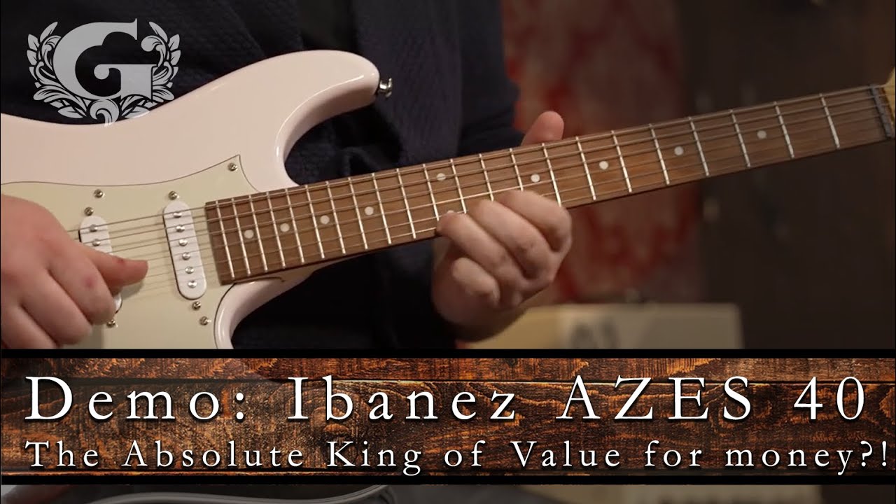 Ibanez AZES 40 Pastel Pink - the Guitarshop Demo's - YouTube