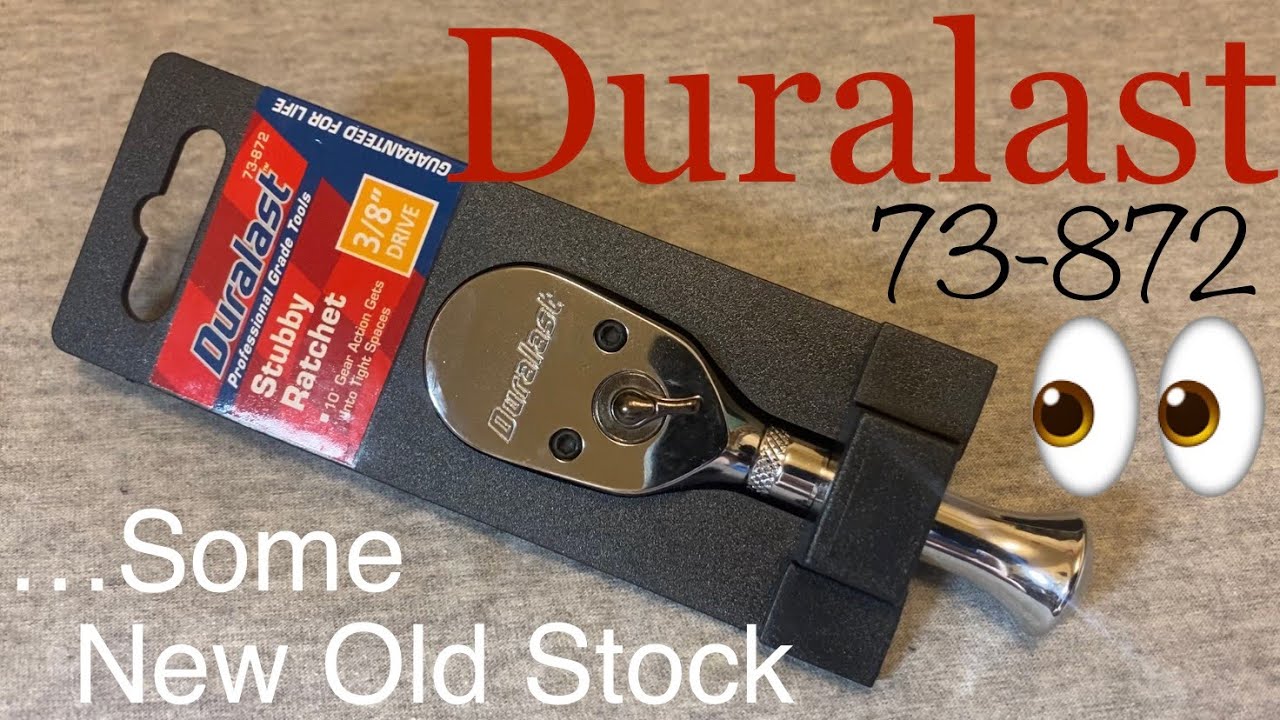 Duralast 73-872 Stubby Ratchet TOTAL TEARDOWN Vintage 3/8” Drive
