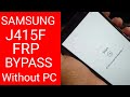 SAMSUNG J415F FRP BYPASS.WITHOUT PC.OREO 8.1.0