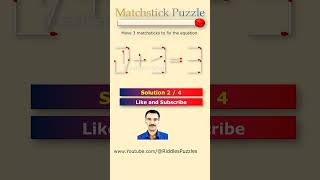 Matchstick Puzzle 59 - 4 solutions