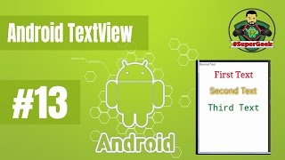 #13 Android Tutorial working with TextView دورة اندرويد التعامل مع النصوص