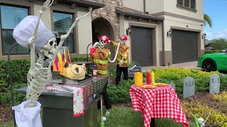 Wesley Chapel family changes Halloween display every day