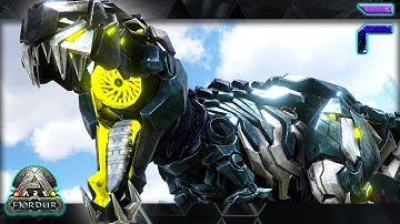 Chitin Cave and  a Max Level Tek Rex Tame!- Ark: Fjordur E15