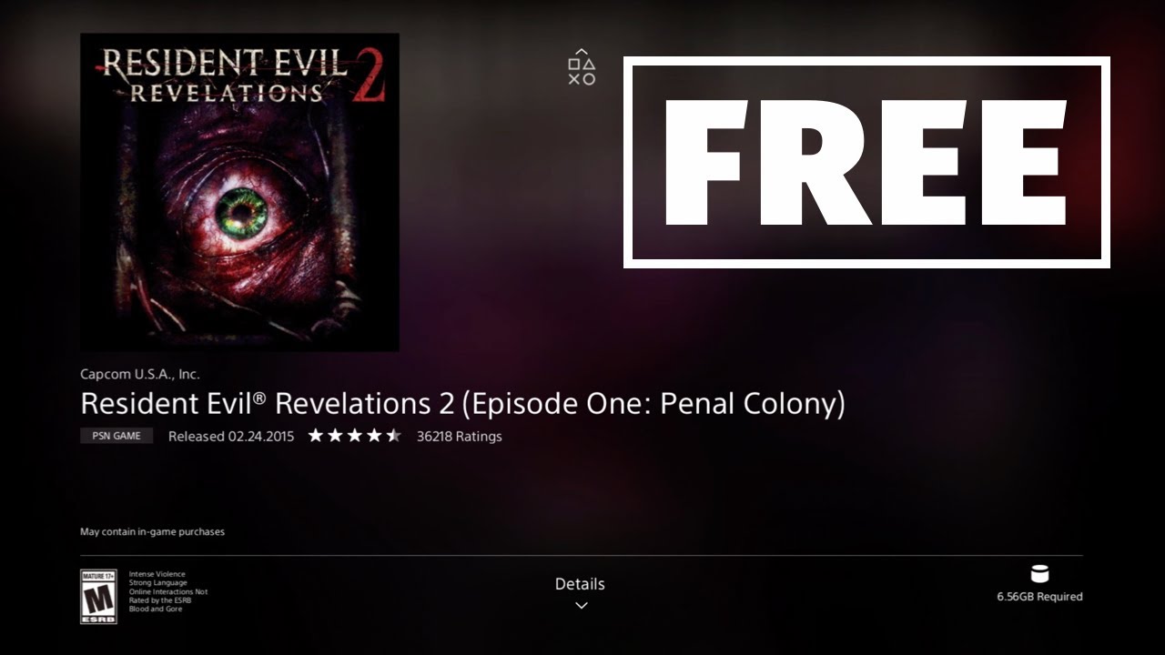 How to get Resident Evil Revelations 2 (Episode One: Penal Colony) for FREE  on PS4 | PlayStation - YouTube