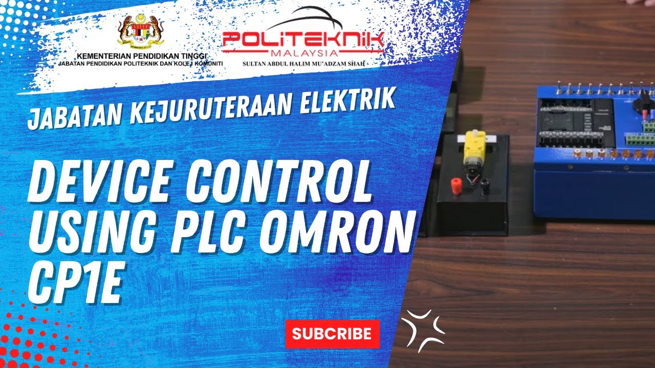DEVICE CONTROL USING PLC OMRON CP1E - 2023 - YouTube