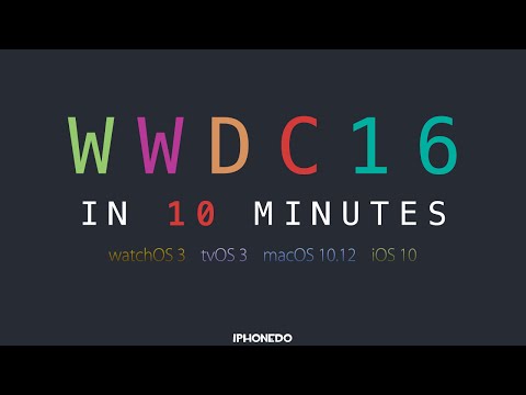 Apple – WWDC 2016 Keynote in 10 Minutes [4K]