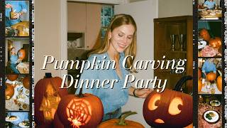 Information Hosting a Pumpkin Carving Dinner Party! | Pumpkin Patch, Cozy Fall Cooking & Entertaining Update