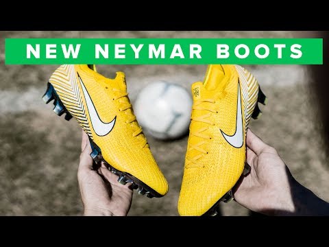 neymar yellow boots