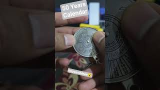50 Years Calendar #trending #viral #youtubeshorts #honor #samsung
