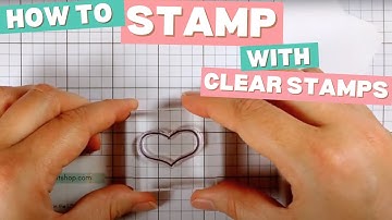 How to Use Clear Stamps (QUICK & EASY Beginner Tutorial!)