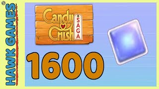Candy Crush Saga Level 1600 (Jelly level) - 3 Stars Walkthrough, No Boosters screenshot 2