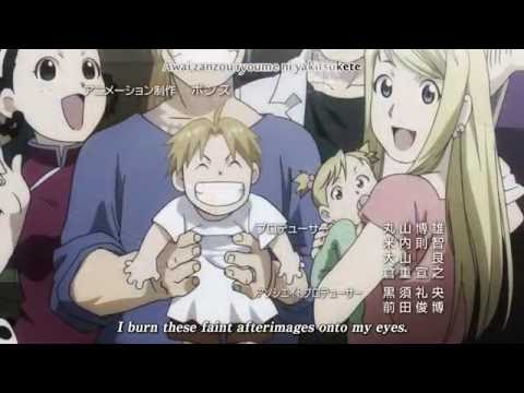 Fullmetal Alchemist Brotherhood Finale Credits