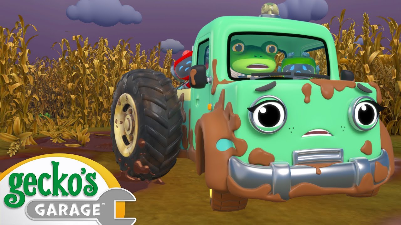 Muddy Maze Mission | Gecko's Garage | Cartoons For Kids | Toddler Fun Learning