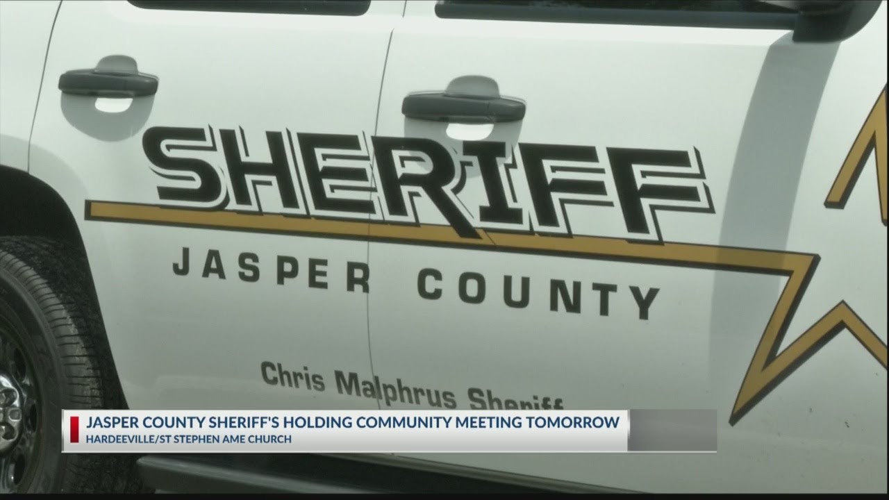 Jasper County Sheriff holding meeting to ease community fears